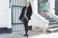 Schwarze Skinny Jeans | Berlin Chic | Style my Fashion