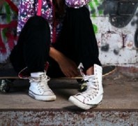 Freakige Schnürschuhe | Grafitti Look | Style my Fashion