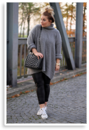 Grauer Sweater, Lederleggins, Adidas Superstars | Style my Fashion