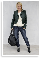 green jacket | Style my Fashion
