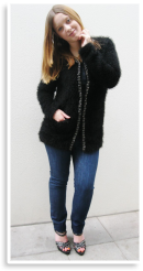 Fell Jacke und Jeans | Style my Fashion