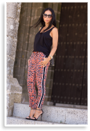 SPORTY CHIC STYLE WITH LEOPARD PRINT PANTS | Style my Fashion