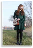 Emerald green dress | Style my Fashion