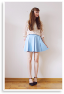 Light blue skirt | Style my Fashion