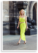 Lime dress | Style my Fashion